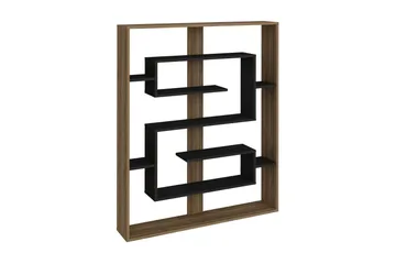 Caulside Bokhylla 120 cm - Valnöt|Svart - Products - Förvaring - Hylla - Bokhylla