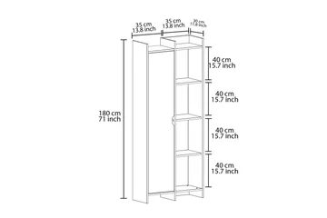 Gerard Bokhylla 70 cm - Ek - Products - Förvaring - Hylla - Bokhylla