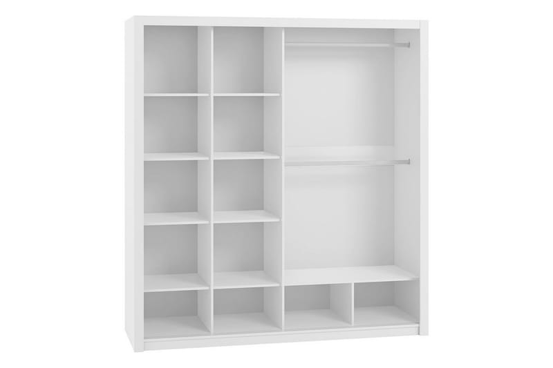 Julissa Garderob 220 cm med Spegel - Vit - Products - Förvaring - Garderober & garderobssystem