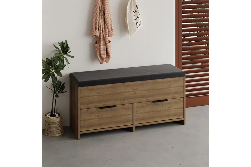 Cove Skoskåp 106 cm - Brun - Products - Förvaring - Skåp - Förvaringsskåp
