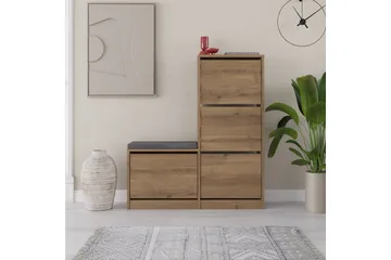 Dude Skoskåp 105 cm - Beige - Products - Förvaring - Skåp - Förvaringsskåp