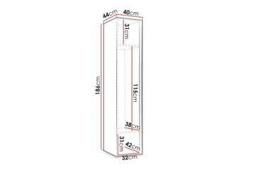 Dunvegan Highboard Black - Products - Förvaring - Skåp - Förvaringsskåp