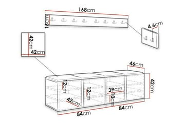 Dunvegan Highboard Graphite - Products - Förvaring - Skåp - Förvaringsskåp