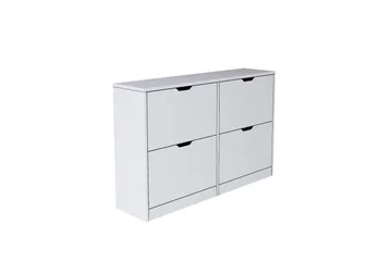 Durusu Skoskåp 120,5 cm - Mattvit - Products - Förvaring - Skåp - Förvaringsskåp