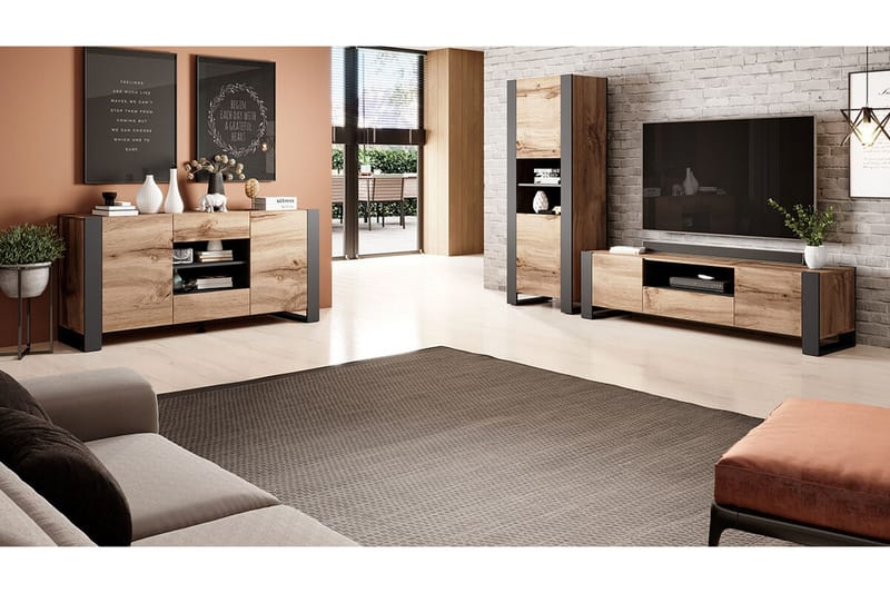 Juniskär Highboard - Antracit - Products - Förvaring - Skåp - Förvaringsskåp