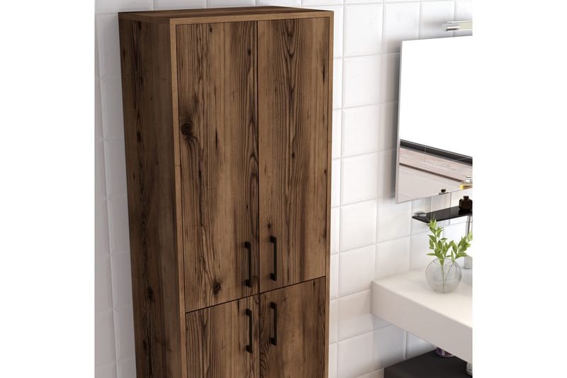 Retzow Highboard 60x35 cm - Mörkbrun - Products - Förvaring - Skåp - Förvaringsskåp