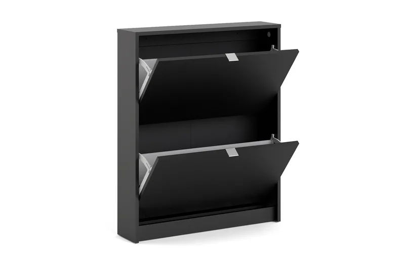 Shoey Skoskåp 2 Fack - Svart - Products - Förvaring - Skåp - Förvaringsskåp