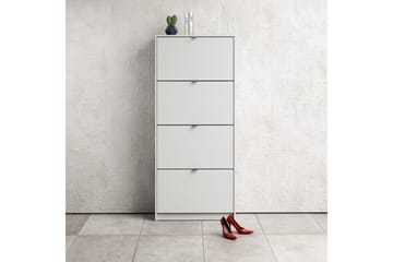 Shoey Skoskåp 4 Fack - Vit - Products - Förvaring - Skåp - Förvaringsskåp