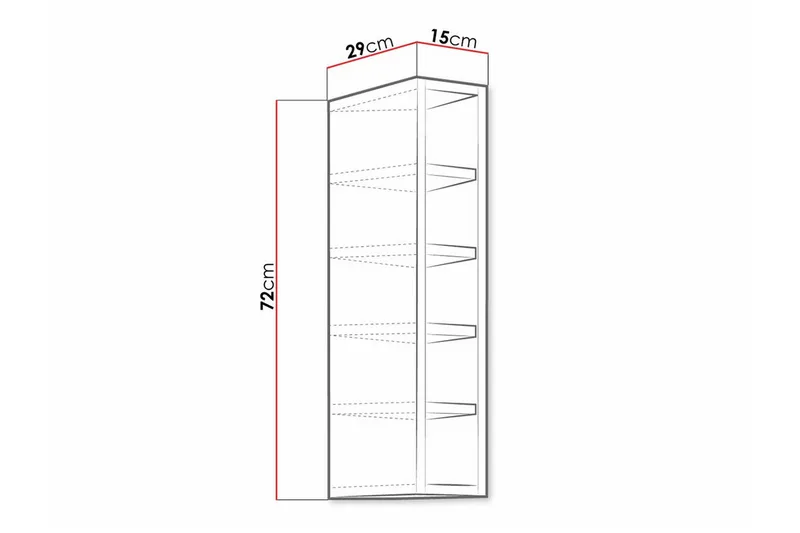 Templemore Köksskåp 15 cm - Vit - Products - Förvaring - Skåp - Förvaringsskåp