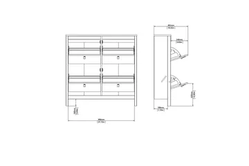 Vallvidera Skoskåp 102,6 cm - Svart - Products - Förvaring - Skåp - Förvaringsskåp