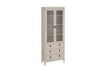 Vallvidera Vitrinskåp 78x199 cm - Beige - Products - Förvaring - Skåp - Vitrinskåp