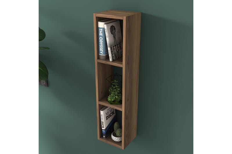 Bennerto Vägghylla 19x22 cm - Valnöt - Products - Förvaring - Småförvaring - Väggförvaring