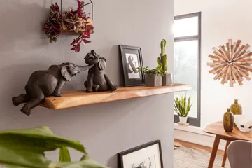 Bourelle Vägghylla 115x25 cm - Trä/natur - Products - Förvaring - Småförvaring - Väggförvaring