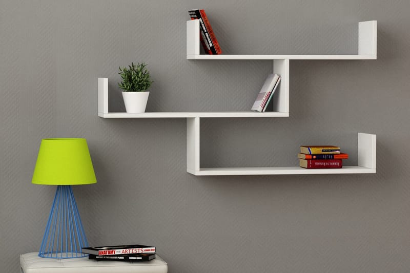 Decorta Vägghylla - Vit - Products - Förvaring - Småförvaring - Väggförvaring