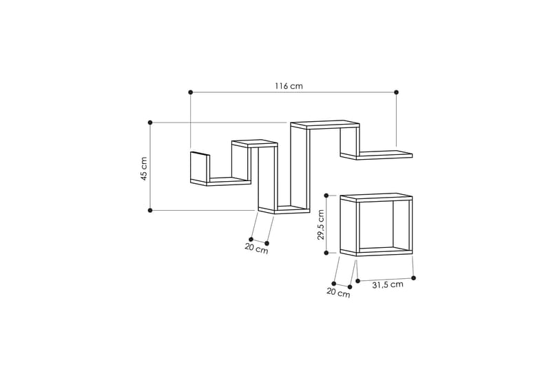 Homitis Vägghylla - Ek - Products - Förvaring - Småförvaring - Väggförvaring