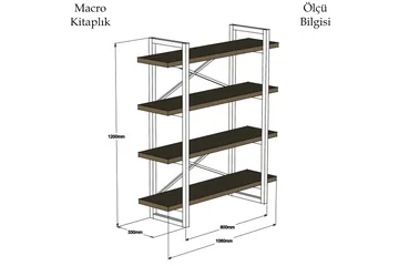 Puqa Design Bokhylla - Valnöt - Products - Förvaring - Småförvaring - Väggförvaring