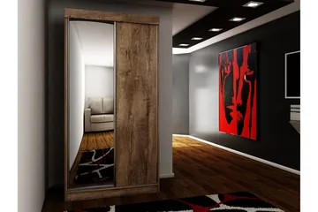 Top Garderob 100x62x200 cm - Brun/Trä/natur - Products - Förvaring - Garderober & garderobssystem