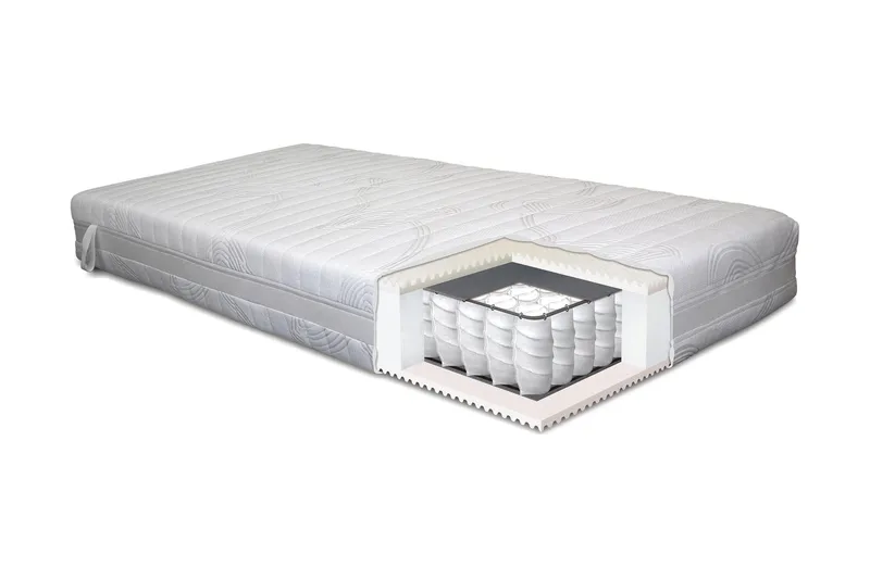 Lowell Resårmadrass 80x200 Fast - Vit - Products - Möbler - Barnmöbler - Barnsäng & juniorsäng - Resårbotten barn & barn madrasser