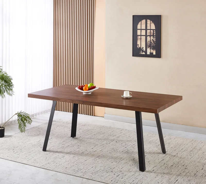 Algot matbord 180x90 cm - Mörkbrun Ek - Mörkbrun Ek - Products - Möbler - Bord & matgrupp - Matbord & köksbord