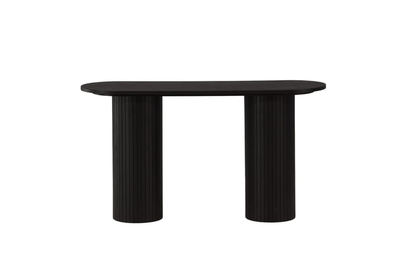 Bianca Sidobord 130x40x72 cm Oval - Svart - Products - Möbler - Bord & matgrupp - Avlastningsbord & sidobord - Brickbord & småbord