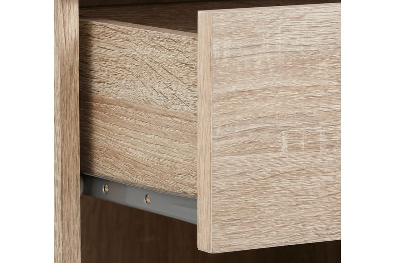 Dareia Sängbord 45 cm med Förvaring Låda + Hylla - Brun - Products - Möbler - Bord & matgrupp - Avlastningsbord & sidobord - Sängbord & nattduksbord