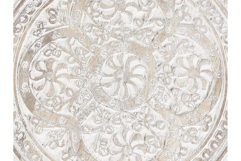 Drusilla Sidobord 45 cm - Ljust trä/Vit - Products - Möbler - Bord & matgrupp - Avlastningsbord & sidobord - Brickbord & småbord