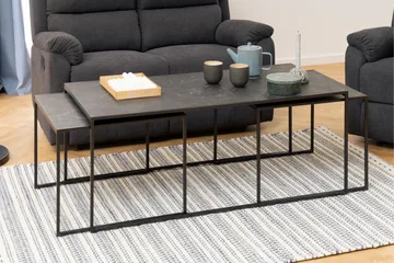 Elgrau Soffbord 120x60 cm - Svart - Products - Möbler - Bord & matgrupp - Avlastningsbord & sidobord - Satsbord