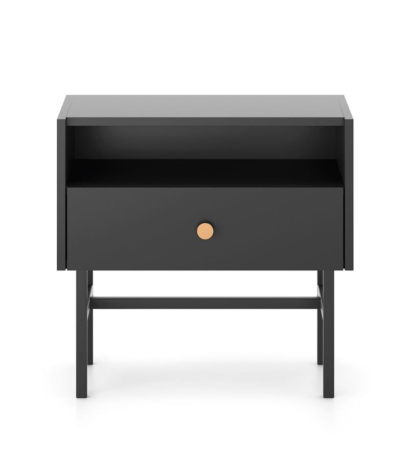 Francisca Sängbord 55 cm - Svart - Products - Möbler - Bord & matgrupp - Avlastningsbord & sidobord - Sängbord & nattduksbord