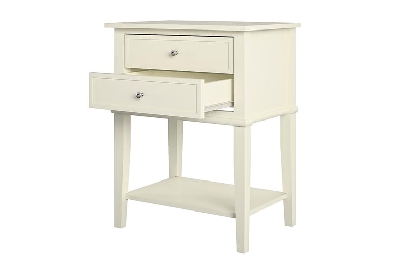 Franklin Sidobord 56 cm Vit - Dorel Home - Products - Möbler - Bord & matgrupp - Avlastningsbord & sidobord - Brickbord & småbord