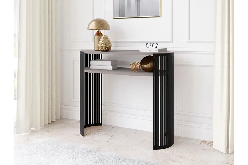 Friend Konsollbord 100 cm - Svart/Beige - Products - Möbler - Bord & matgrupp - Avlastningsbord & sidobord - Konsolbord & hallbord
