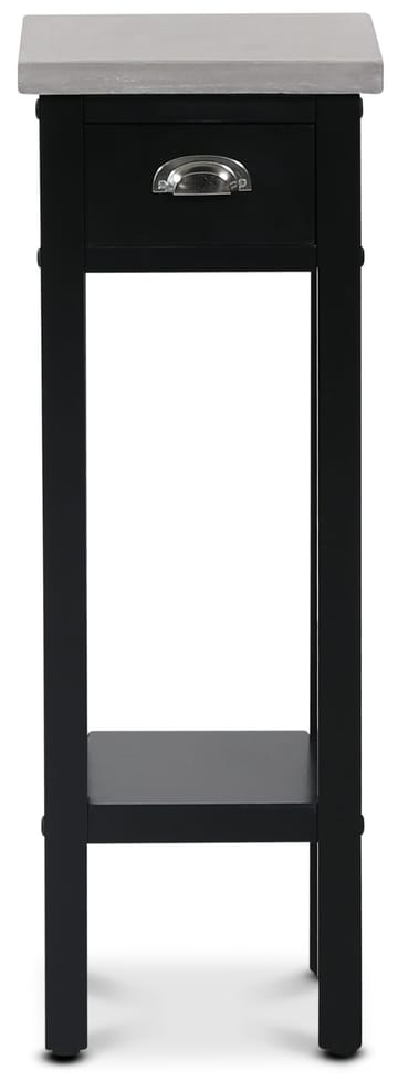 Hugo sängbord 70 cm högt - Svart / grå topp - Svart - Products - Möbler - Bord & matgrupp - Avlastningsbord & sidobord - Sängbord & nattduksbord