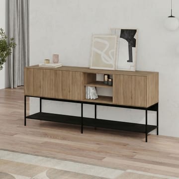 Kenvor Konsol 180x80x40 cm - Naturlig ek, Wood Black, svart - Products - Möbler - Bord & matgrupp - Avlastningsbord & sidobord - Konsolbord & hallbord