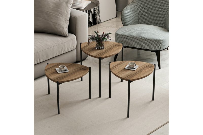 Lenny Satsbord - Valnöt - Products - Möbler - Bord & matgrupp - Avlastningsbord & sidobord - Satsbord