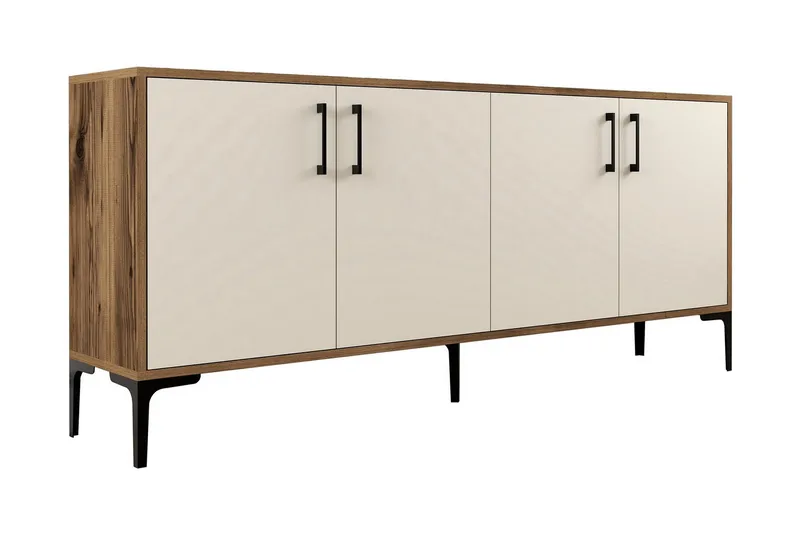 Levents Avlastningsbord 180 cm - Valnöt/Krämvit - Products - Möbler - Bord & matgrupp - Avlastningsbord & sidobord - Konsolbord & hallbord