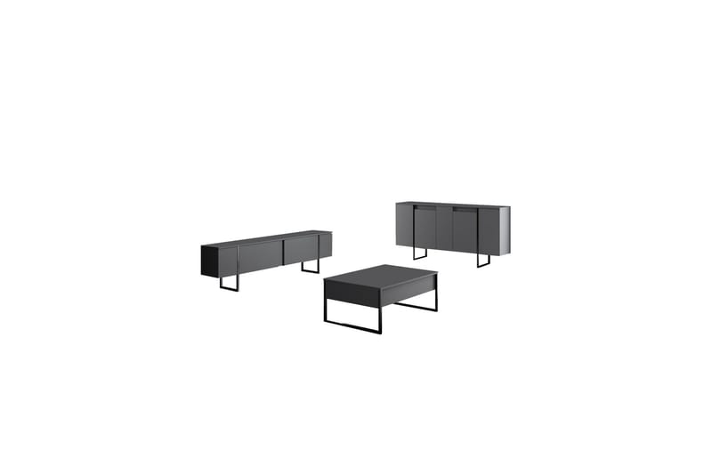 Luxe Konsollbord 160 cm - Grå/Svart - Products - Möbler - Bord & matgrupp - Avlastningsbord & sidobord - Konsolbord & hallbord