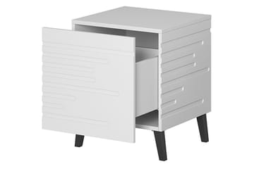 Novaj Sängbord 44 cm - Matt Svart - Products - Möbler - Bord & matgrupp - Avlastningsbord & sidobord - Sängbord & nattduksbord