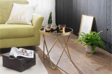 Reineck Sidobord 42 cm - Guld - Products - Möbler - Bord & matgrupp - Avlastningsbord & sidobord - Brickbord & småbord