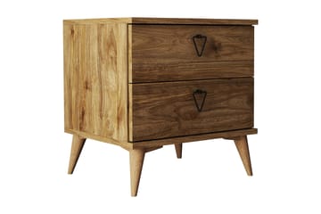 Sängbord & Nattduksbord Heibert Sängbord 52 cm Valnöt - Products - Möbler - Bord & matgrupp - Avlastningsbord & sidobord - Sängbord & nattduksbord