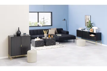 Samon Soffbord 58x58 cm - Svart - Products - Möbler - Bord & matgrupp - Avlastningsbord & sidobord - Satsbord