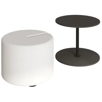 Torven Set med sidobord 43x47x43 cm