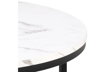 Belgrat Soffbord 80 cm Rund - Vit - Products - Möbler - Bord & matgrupp - Soffbord