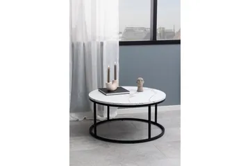 Belgrat Soffbord 80 cm Rund - Vit - Products - Möbler - Bord & matgrupp - Soffbord
