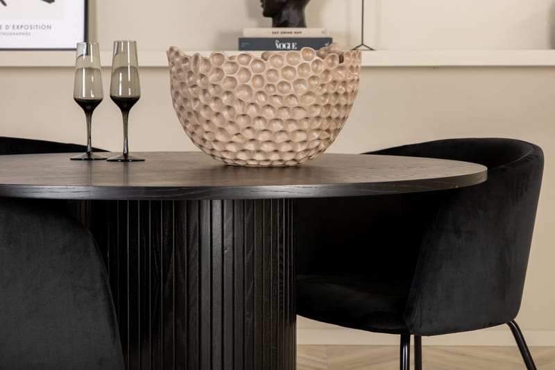 Bianca runt matbord med 4st Berit matstol - Products - Möbler - Bord & matgrupp - Matgrupp