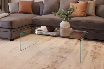 Bonisiolo Rektangulärt Soffbord i glas 110 cm - Transparent - Products - Möbler - Bord & matgrupp - Soffbord