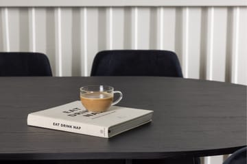 Bootcut Matgrupp 230 cm Oval med 6 Night stolar - Svart - Products - Möbler - Bord & matgrupp - Matgrupp