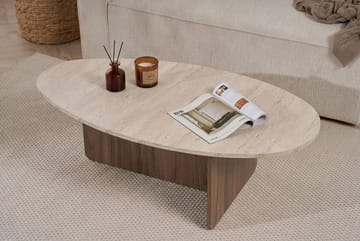 Ceyra Soffbord 120x40x65 cm - Travertine Walnut - Products - Möbler - Bord & matgrupp - Soffbord