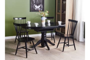 Cinnamon Matbord 106x74 cm Rund - Svart - Products - Möbler - Bord & matgrupp - Matbord & köksbord