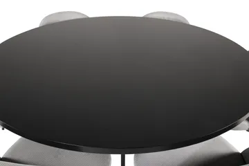 Copenhagen Matgrupp med 6 Valerie Matstolar Manchester Grå/S - Furniture Fashion - Products - Möbler - Bord & matgrupp - Matgrupp