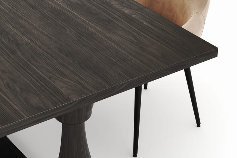 Dijon Matgrupp 200x100cm med 4 Alsarp Matstolar - Brun - Products - Möbler - Bord & matgrupp - Matgrupp