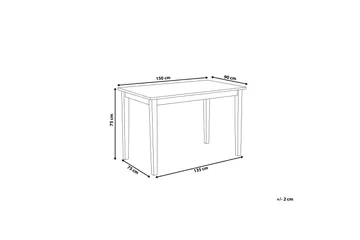 Georgia Matbord 150 cm - Svart - Products - Möbler - Bord & matgrupp - Matbord & köksbord